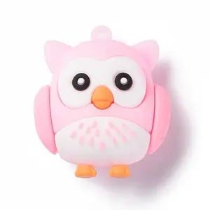 PVC Cartoon Owl Doll Pendants