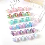 Transparent Crackle Acrylic Beads