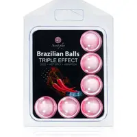 Secret play Brazilian 6 Balls Set Triple Effect masážní olej 24 g
