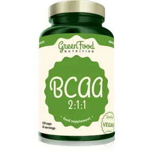 GreenFood Nutrition BCAA 2:1:1 podpora rastu svalov 106 g