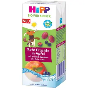 Hipp BIO jemné jablko a ovocie s neperlivou pramenitou vodou nápoj 200 ml