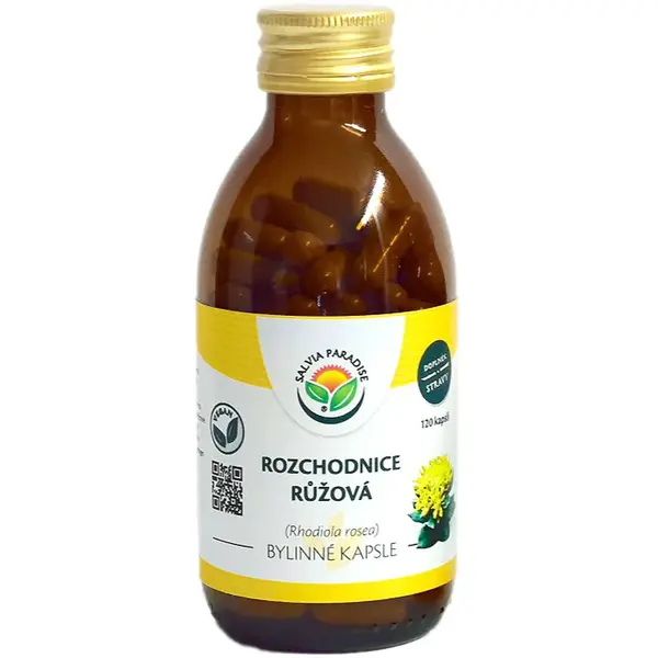 Salvia Paradise Rozchodník ružový bylinné kapsle bylinné kapsuly na normálnu funkciu srdca a ciev 120 cps