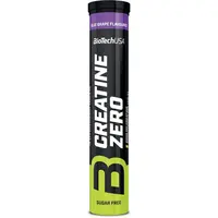 BioTechUSA Creatine Zero podpora športového výkonu príchuť Blue Grape 18 tbl