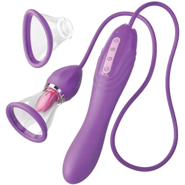 Pipedream Fantasy For Her Ultimate Pleasure Max vibrátor so stimulátorom klitorisu s pumpičkou 22.9 cm