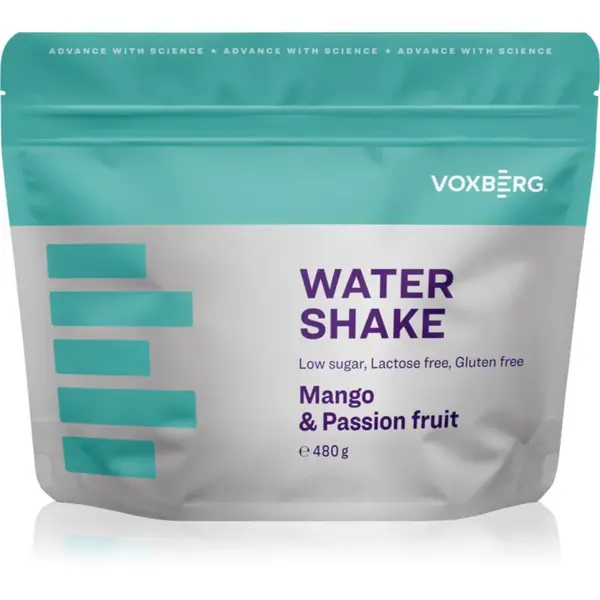 Voxberg Water Shake proteín na prípravu nápoja príchuť Mango & Passion Fruit 480 g