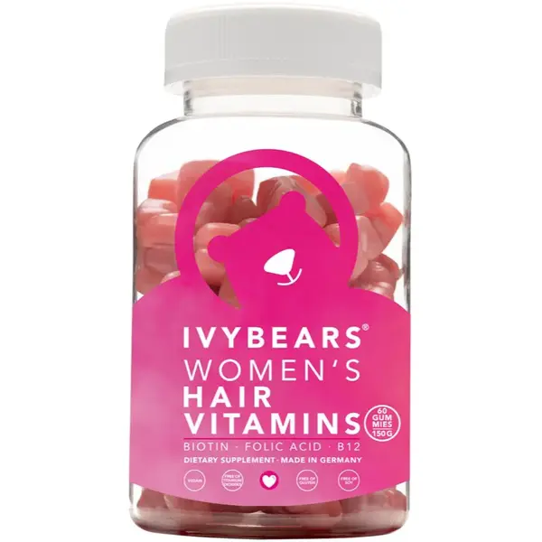 Ivy Bears Women's Hair Vitamins žuvacie medvedíky pre zdravé a krásne vlasy 196 g