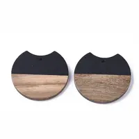 Resin & Walnut Wood Pendants