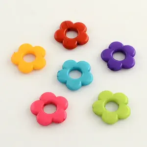 Opaque Acrylic Flower Bead Frames