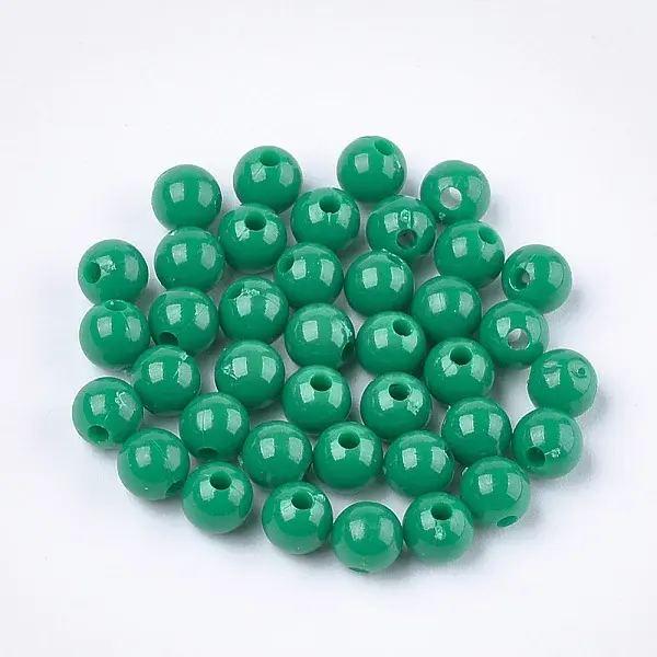 Opaque Plastic Beads