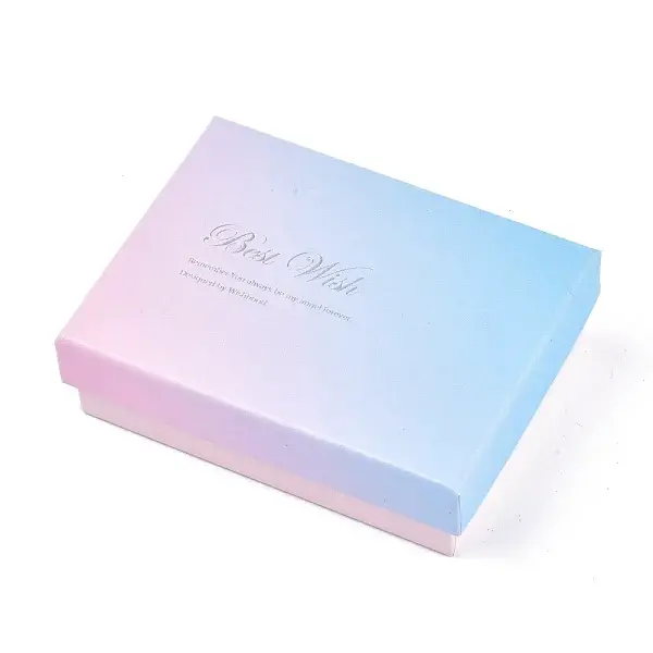 Best Wish Cardboard Pendant Necklace & Ring Boxes