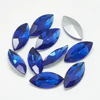 Pointed Back Glass Rhinestone Cabochons