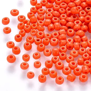 8/0 Baking Paint Glass Round Seed Beads