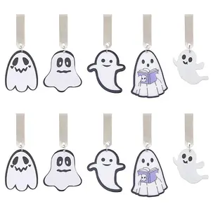 10Pcs 5 Styles Ghost Acrylic Shoe Charms