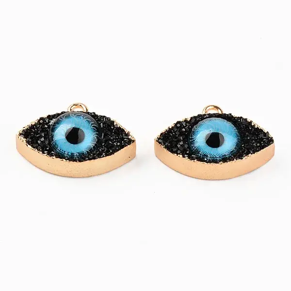 Druzy Resin Pendants