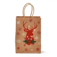 Christmas Theme Rectangle Paper Bags