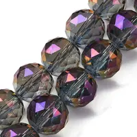 Electroplate Glass Bead Strands