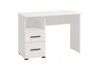 Zásuvkový psací stůl vernon - bílá