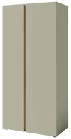 Dvoudveřová šatní skříň hailee - zelená/dub písečný