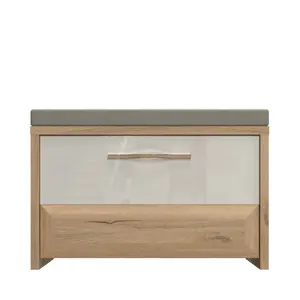 Nízký botník hagop - ořech pacifik/béžová