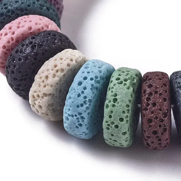 Natural Lava Rock Beads Strands