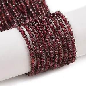 Natural Garnet Beads Strands