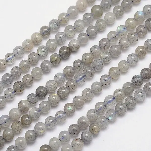 Natural Labradorite Round Bead Strands