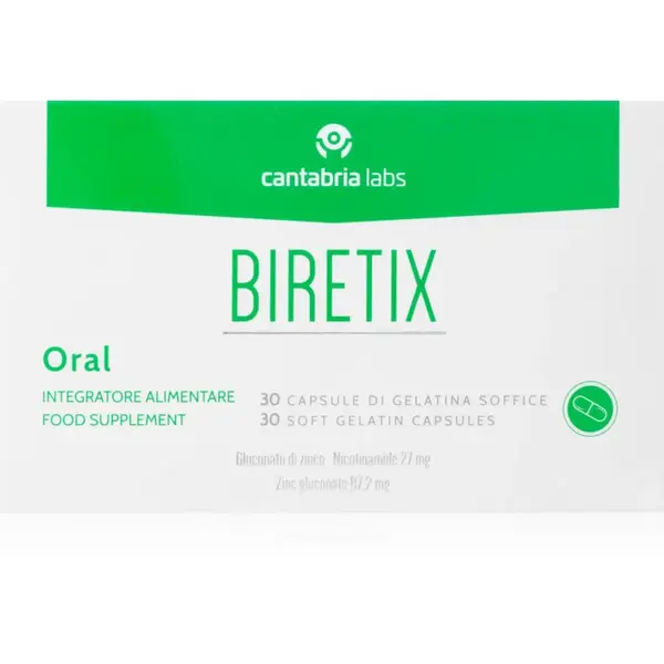 Biretix Oral kapsuly na aknóznu pleť 30 cps