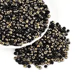 6/0 Half Plated Glass Beads