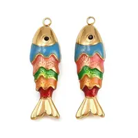 304 Stainless Steel Enamel Pendants