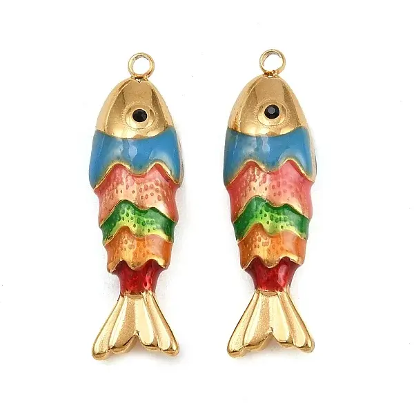 304 Stainless Steel Enamel Pendants