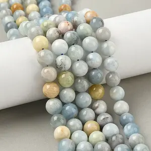 Natural Aquamarine Beads Strands