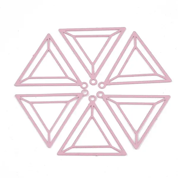 430 Stainless Steel Filigree Pendants