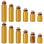 30 Sets 6 Styles Glass Bead Containers