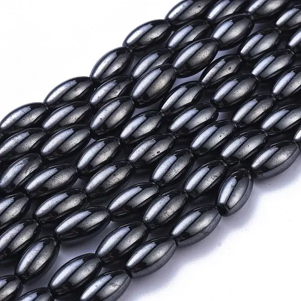 Magnetic Synthetic Hematite Beads Strands