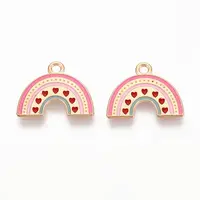 Alloy Enamel Pendants