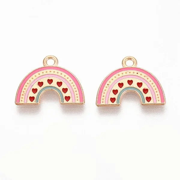 Alloy Enamel Pendants