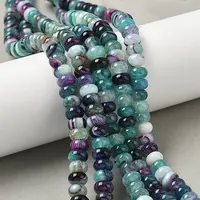 Natural Banded Agate Beads Strands