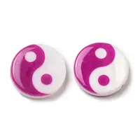 Printed Natural Freshwater Shell Beads
