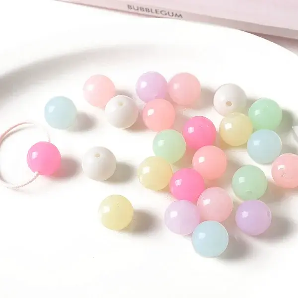 Opaque Acrylic Beads