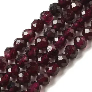 Natural Garnet Beads Strands