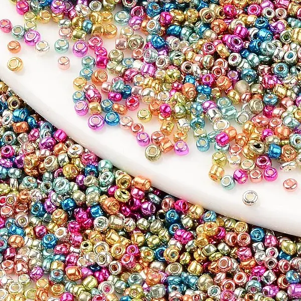 12/0 Plated Glass Seed Beads
