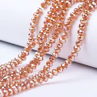 Electroplate Glass Beads Strands