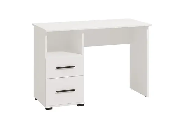Zásuvkový psací stůl vernon - bílá