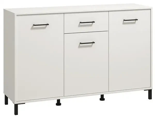 Kombinovaná komoda 3d1z lucida - bílá