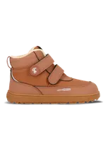 Dětské zimní barefoot boty Be Lenka Zippu Kids - All Brown