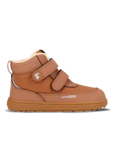 Dětské zimní barefoot boty Be Lenka Zippu Kids - All Brown
