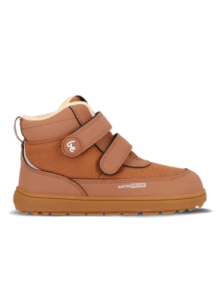 Dětské zimní barefoot boty Be Lenka Zippu Kids - All Brown