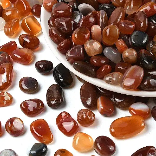 Dyed & Heated Natural Agate Beads