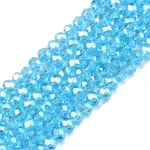 Electroplate Glass Beads Strands