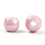 Pearlized Handmade Porcelain Round Beads